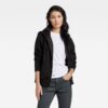 G-STAR Sweatshirt - Premium core 2.0 hdd zip thru sw wmn black