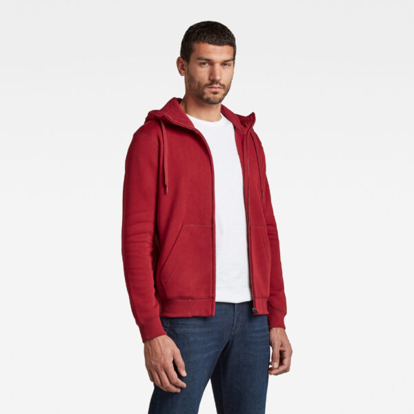 G-STAR Sweatshirt - Premium core hdd zip sw ls red