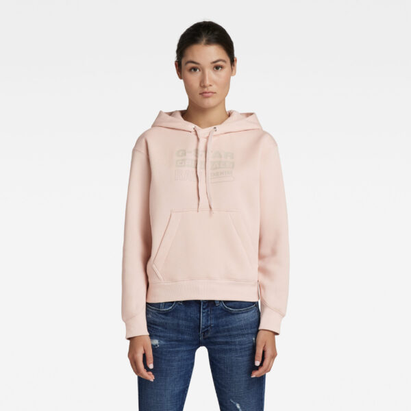 G-STAR Sweatshirt - Premium core originals logo hoodie pink G-STAR Sweatshirt - Premium core originals logo hoodie pink
