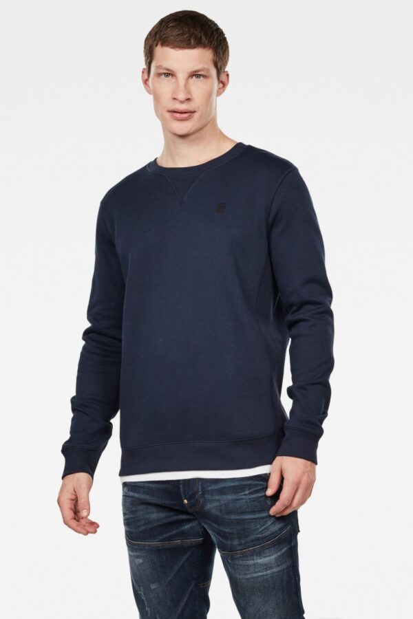 G-STAR Sweatshirt - Premium core r sw ls blue