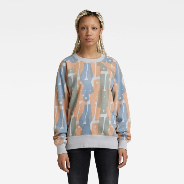 G-STAR Sweatshirt - Raglan ao loose r sw multicolor