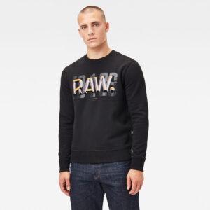 G-STAR Sweatshirt - Raw dot r sw ls black