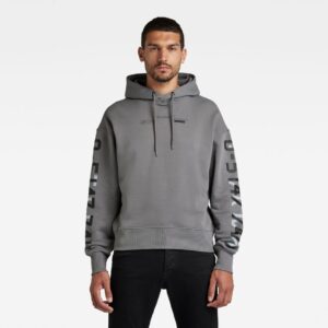 G-STAR Sweatshirt - Sleeve graphics loose hdd sw grey G-STAR Sweatshirt - Sleeve graphics loose hdd sw grey