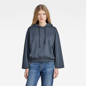 G-STAR Sweatshirt - Text print hdd loose sw wmn blue G-STAR Sweatshirt - Text print hdd loose sw wmn blue