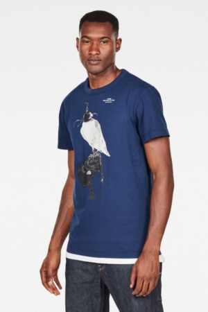 G-STAR T-Shirt - 30yr r t ss blue G-STAR T-Shirt - 30yr r t ss blue