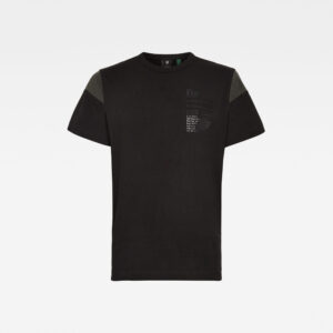 G-STAR T-Shirt - C&S Back Graphic + Loose R T SS Black