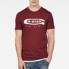 G-STAR T-Shirt - Graphic 4 slim r t ss burgundy red