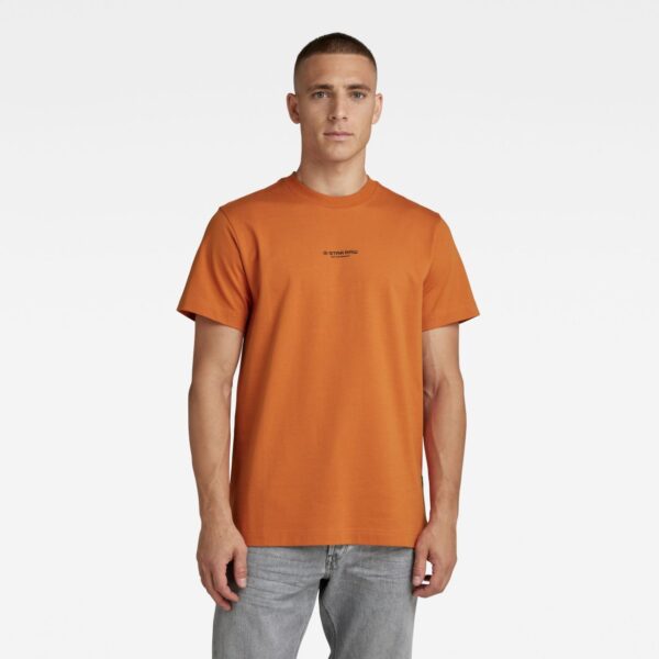 G-STAR T-shirt - Center logo loose r t orange