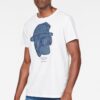 G-STAR T-shirt - Graphic 10 r t ss white-dark blue