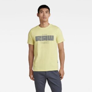 G-STAR T-shirt - RAW gr slim r t yellow G-STAR T-shirt - RAW gr slim r t yellow