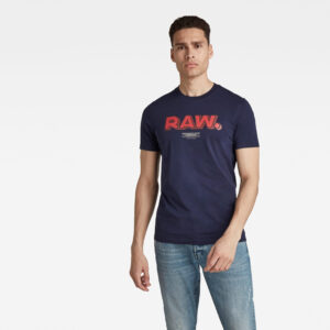 G-STAR T-shirt - RAW. Slim R T Blue G-STAR T-shirt - RAW. Slim R T Blue