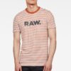 G-STAR T-shirt - Resistor r t ss white-orange-brown