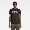 G-STAR T-shirt - Stencil RAW r t black