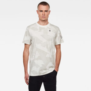 G-STAR T-shirt - Tape Camo AOP R T SS grey