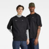G-STAR T-shirt - Unisex boxes base r t black