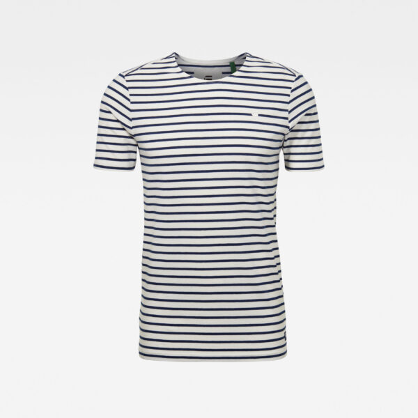 G-STAR T-shirt - Xartto r t ss white-dark blue
