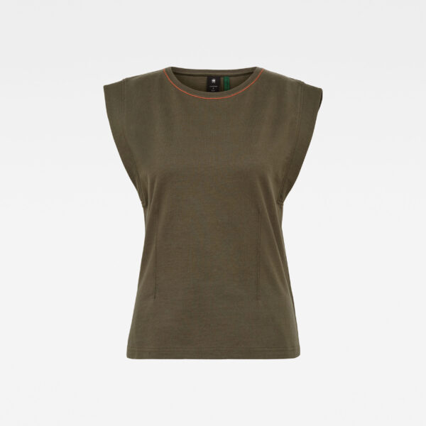 G-STAR Top - Waisted Top Green