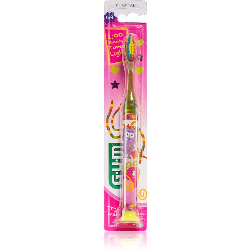 G.U.M Kids Toothbrush fogkefe öntapadó koronggal gyermekeknek 1 db-Ár