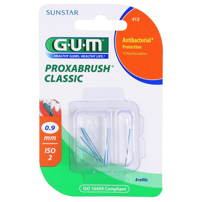 G.U.M Proxabrush Classic tartalék fogköztisztító kefe 8 db 0