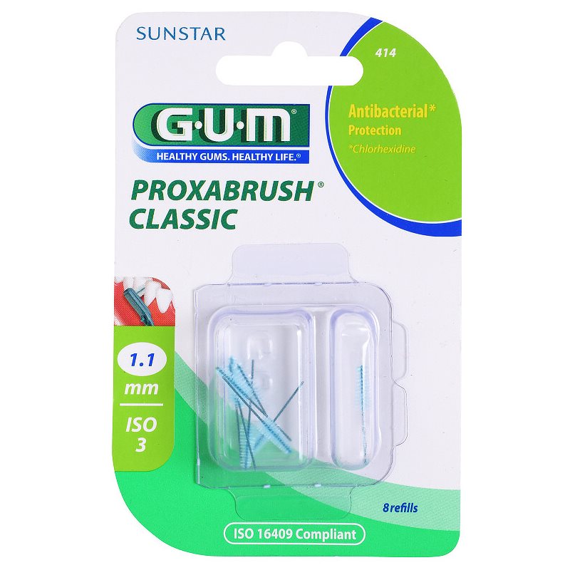 G.U.M Proxabrush Classic tartalék fogköztisztító kefe 8 db 1