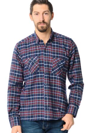 G566 DEWBERRY SHIRT-NAVY-RED G566 DEWBERRY SHIRT-NAVY-RED