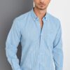 G617 DEWBERRY LINEN SHIRT-BLUE