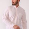 G625 DEWBERRY LINEN SHIRT-PINK