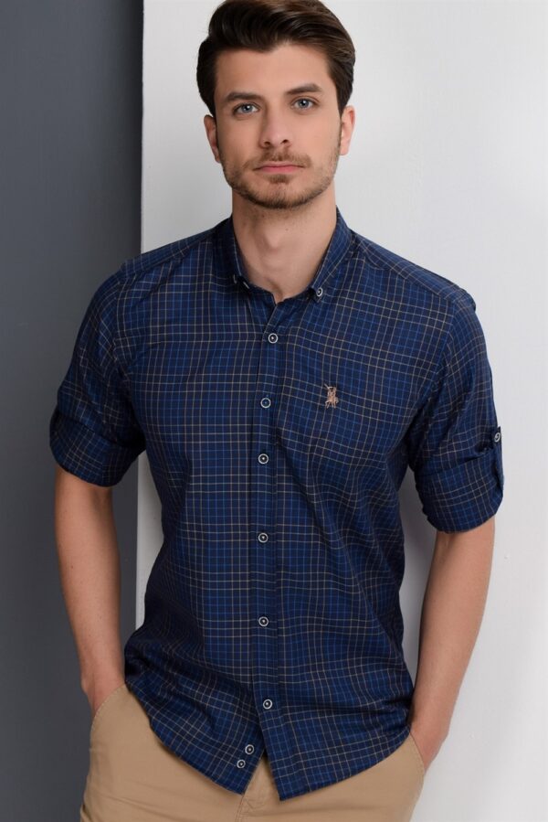 G650 DEWBERRY MEN'S SHIRT-NAVY-SAC