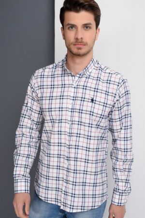 G659 DEWBERRY MEN'S SHIRT-WHITE