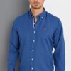 G674 DEWBERRY MEN'S SHIRT-INDIGO