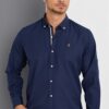 G674 DEWBERRY MEN'S SHIRT-NAVY BLUE