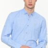 G682 DEWBERRY MEN'S SHIRT-LIGHT BLUE