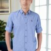 G685 DEWBERRY MEN'S SHIRT-NAVY-1