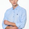 G686 DEWBERRY MEN'S SHIRT-BLUE