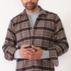 G695 DEWBERRY MEN'S SHIRT-BROWN