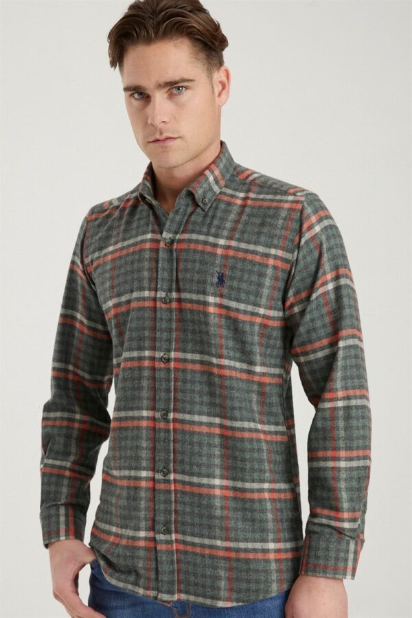 G700 DEWBERRY MEN'S SHIRT-KHAKI