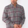 G708 DEWBERRY MEN'S SHIRT-ANTHRACITE