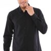 G721 DEWBERRY MEN'S SHIRT-BLACK