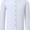 G721 DEWBERRY MEN'S SHIRT-LIGHT WHITE