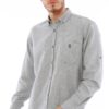 G723 DEWBERRY MEN'S SHIRT-GREY