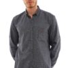 G723 DEWBERRY MEN'S SHIRT-NAVY BLUE