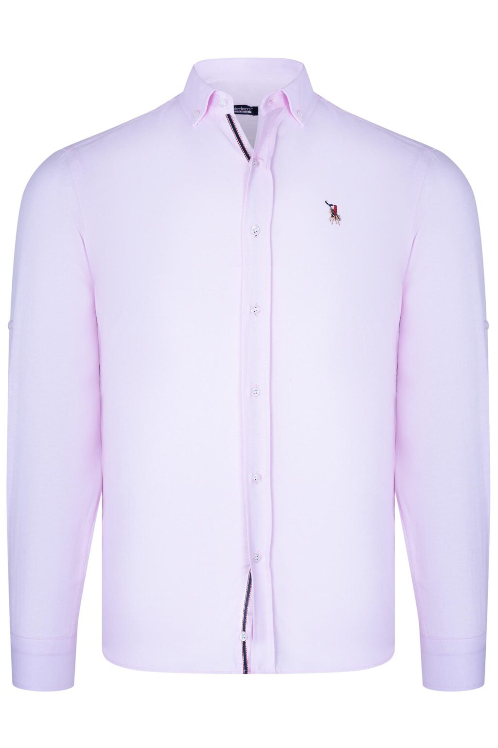 G974 DEWBERRY MEN'S SHIRT-LIGHT PINK