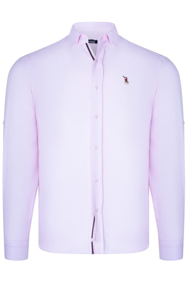 G974 DEWBERRY MEN'S SHIRT-LIGHT PINK