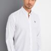 G974 DEWBERRY MEN'S SHIRT-WHITE