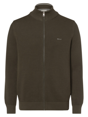 GANT Kardigán  khaki / fehér-Ár