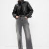 GAP Artificial Leather Jacket crop - Women