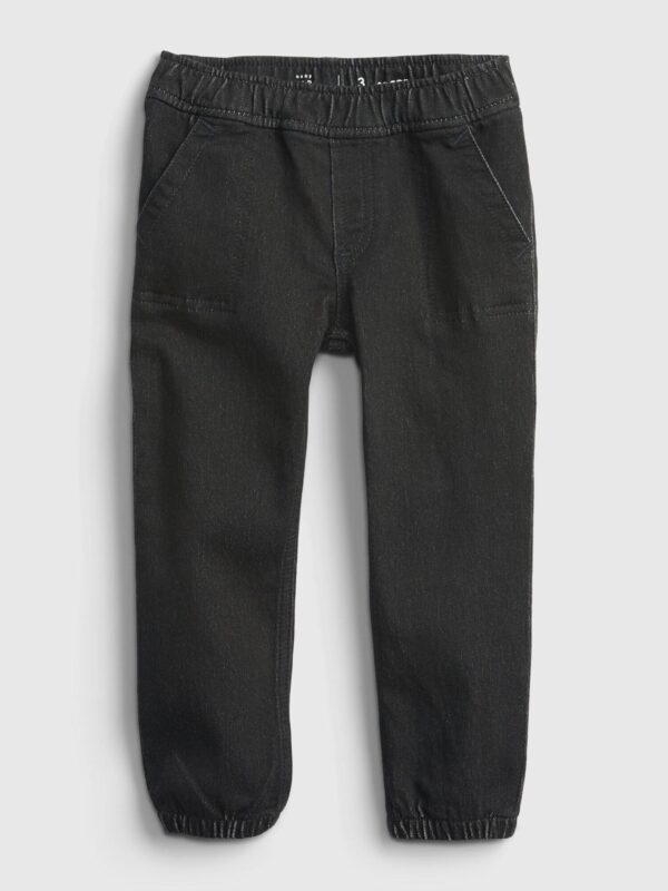 GAP Baby Genies Black Denim Joggers - Boys