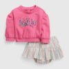GAP Baby Set Sweatshirt & Shorts - Girls