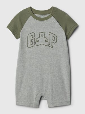 GAP Baby Short Jumpsuit with Logo - Boys