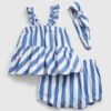 GAP Baby Striped Outfit Set - Girls